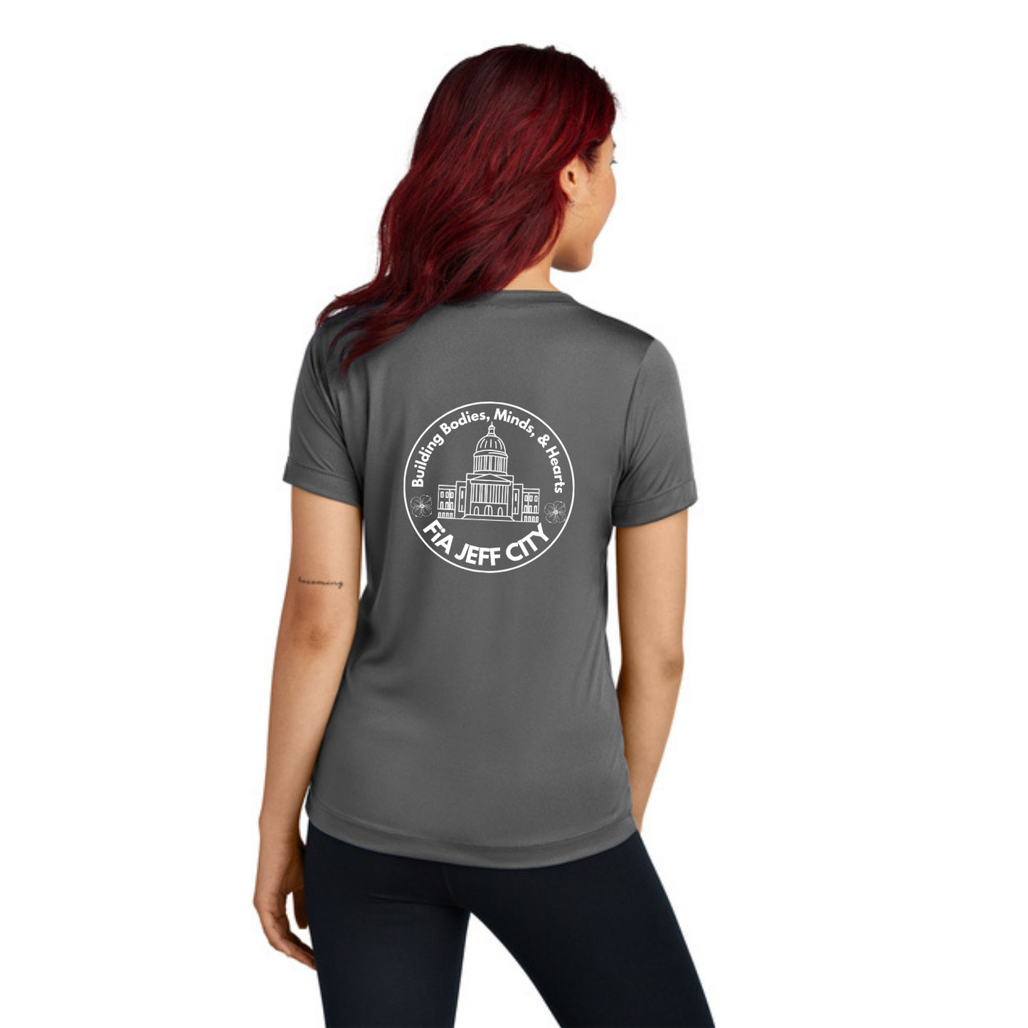 Jeff City - Sport Tek V-Neck Short Sleeve Performance Tee