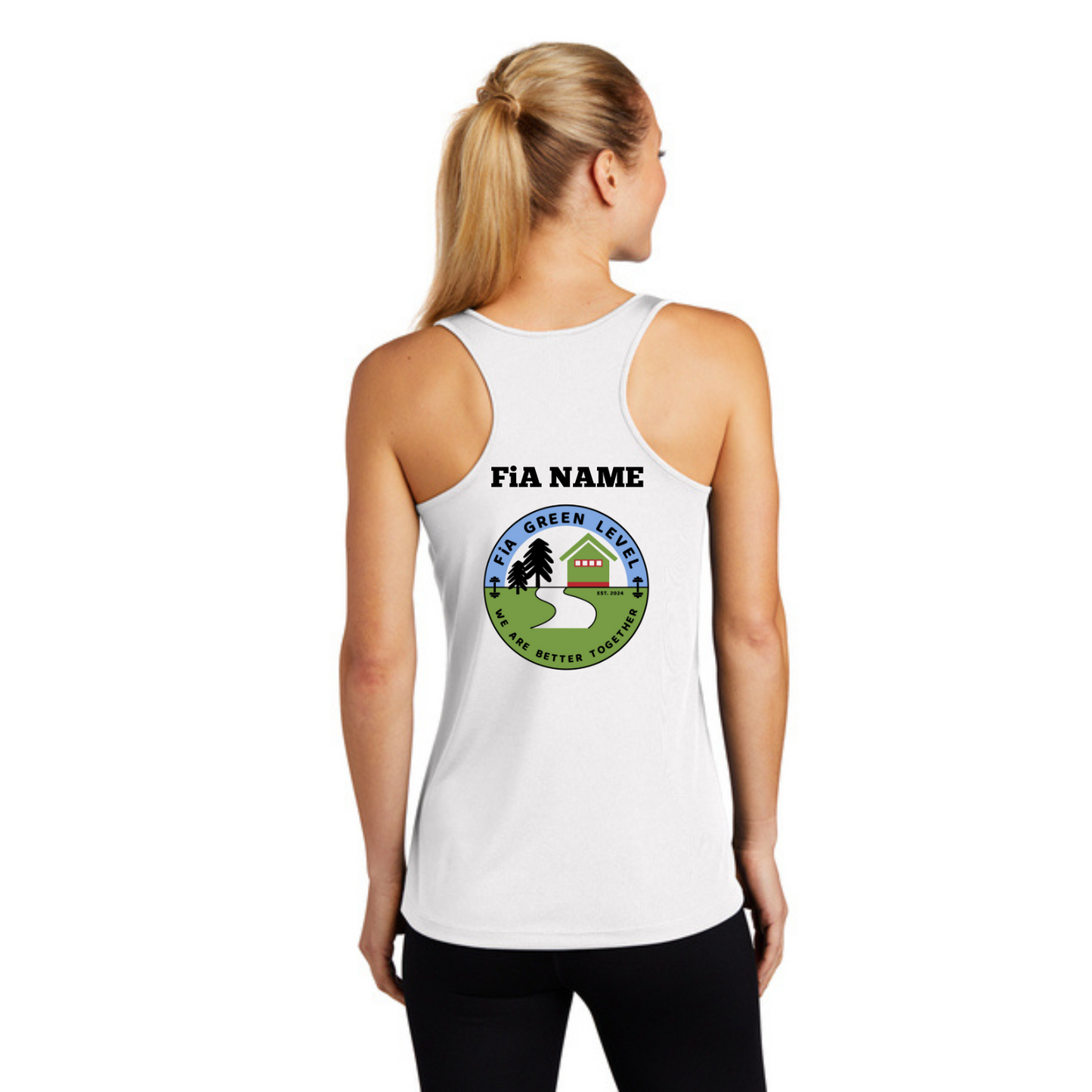 Green Level, NC - PERSONALIZED Sport Tek Racerback Tank