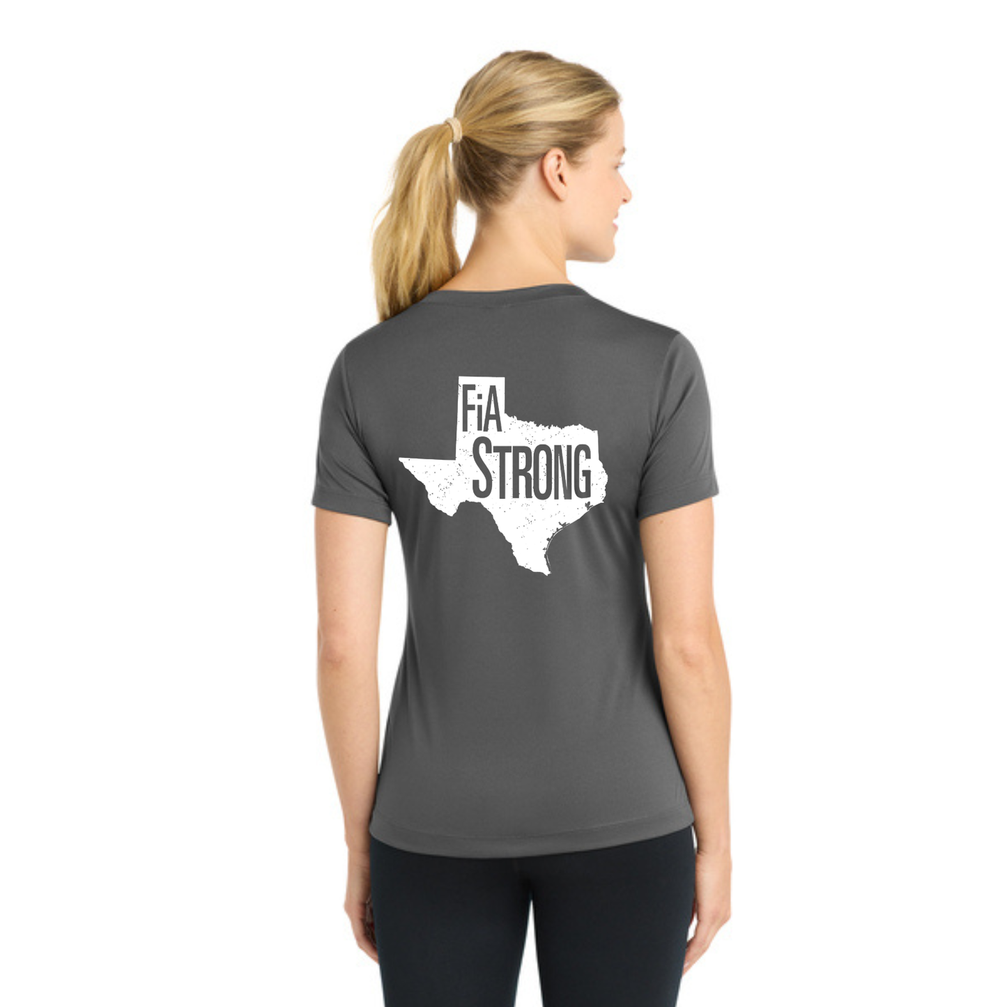 Texas Strong -Sport Tek Sleeveless Performance V-Neck Tee