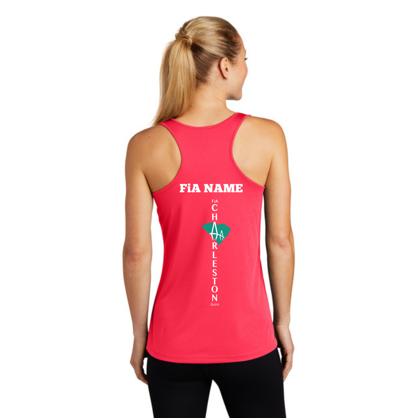 Charleston, SC - PERSONALIZED Sport Tek Racerback Tank