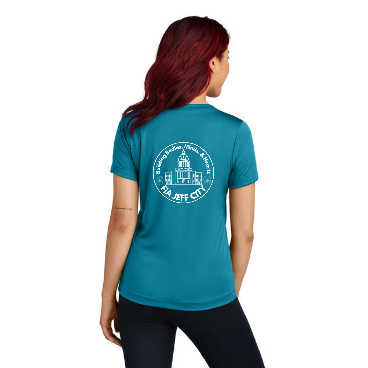 Jeff City - Sport Tek V-Neck Short Sleeve Performance Tee