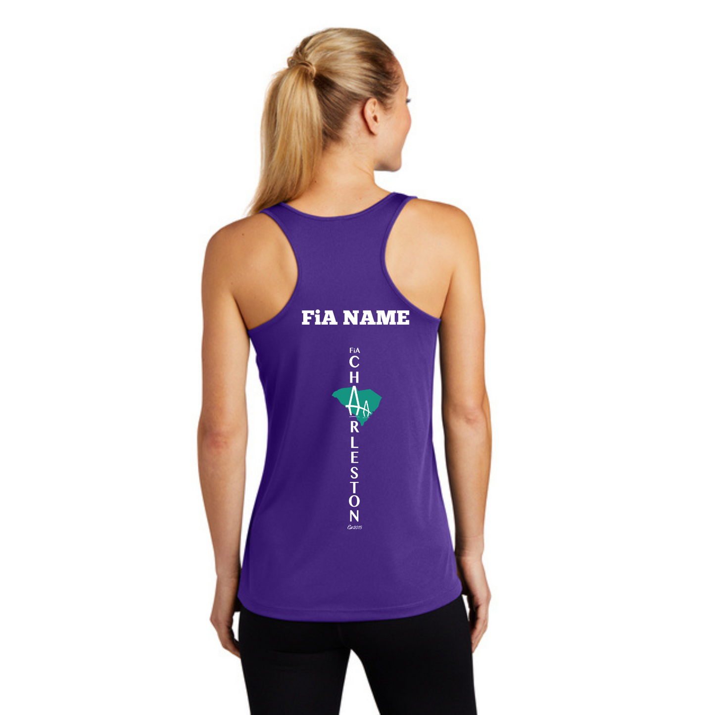 Charleston, SC - PERSONALIZED Sport Tek Racerback Tank