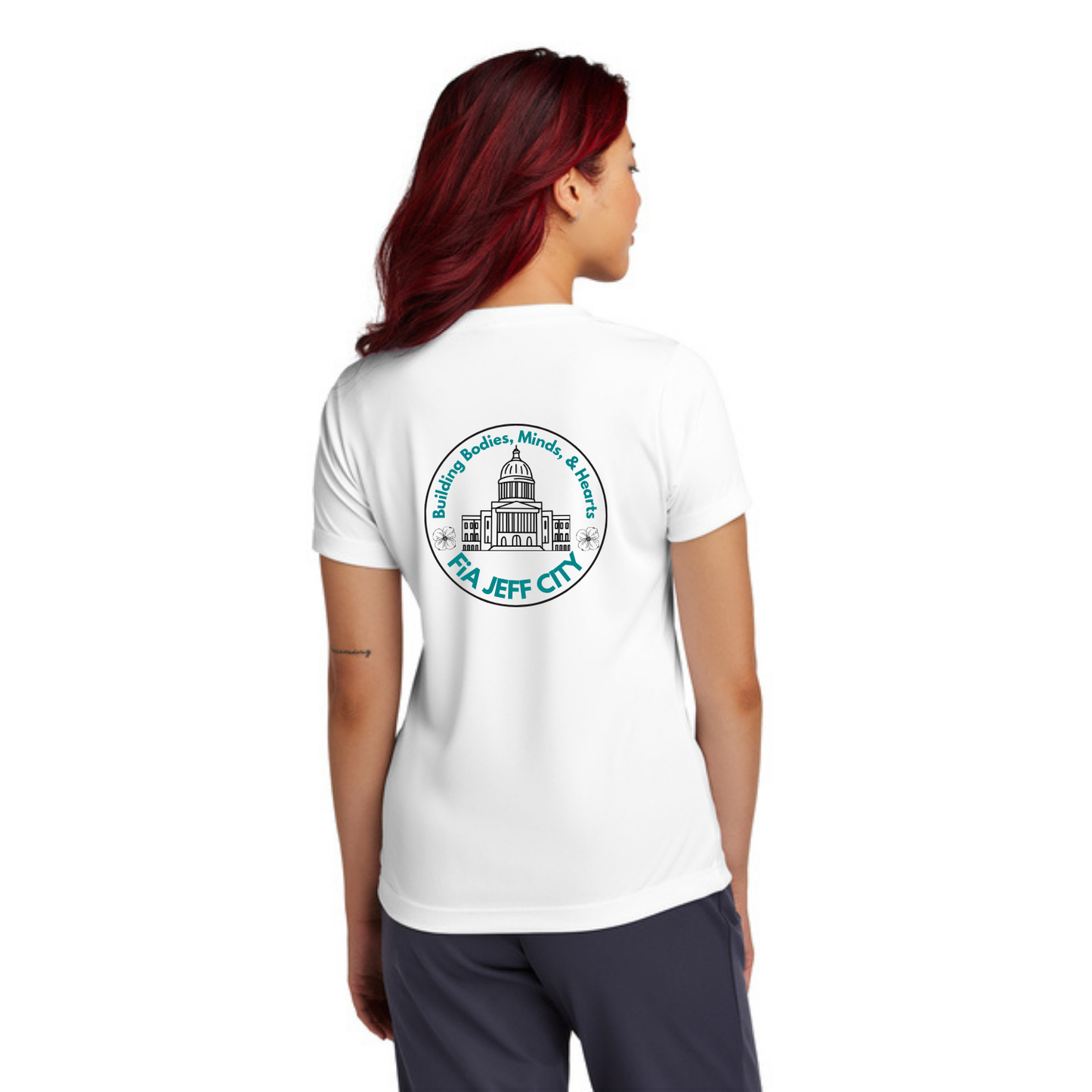 Jeff City - Sport Tek V-Neck Short Sleeve Performance Tee