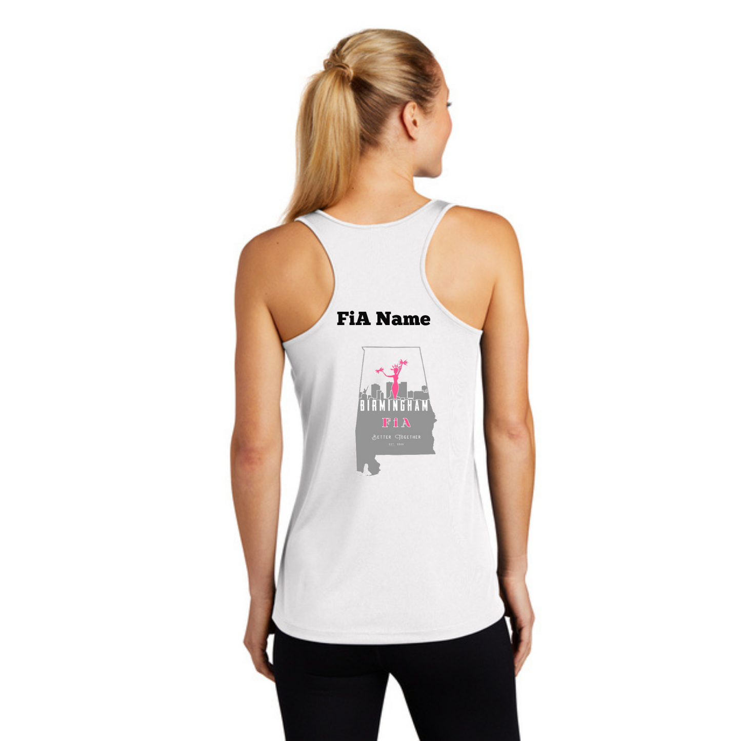 Birmingham, AL - PERSONALIZED Sport Tek Racerback Tank
