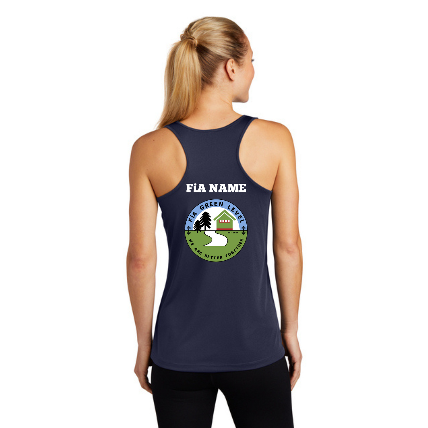 Green Level, NC - PERSONALIZED Sport Tek Racerback Tank