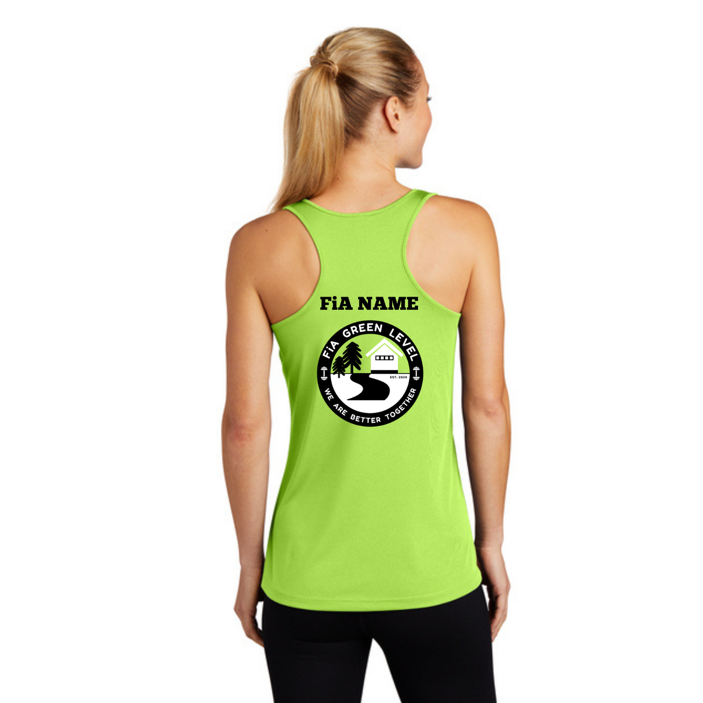 Green Level, NC - PERSONALIZED Sport Tek Racerback Tank