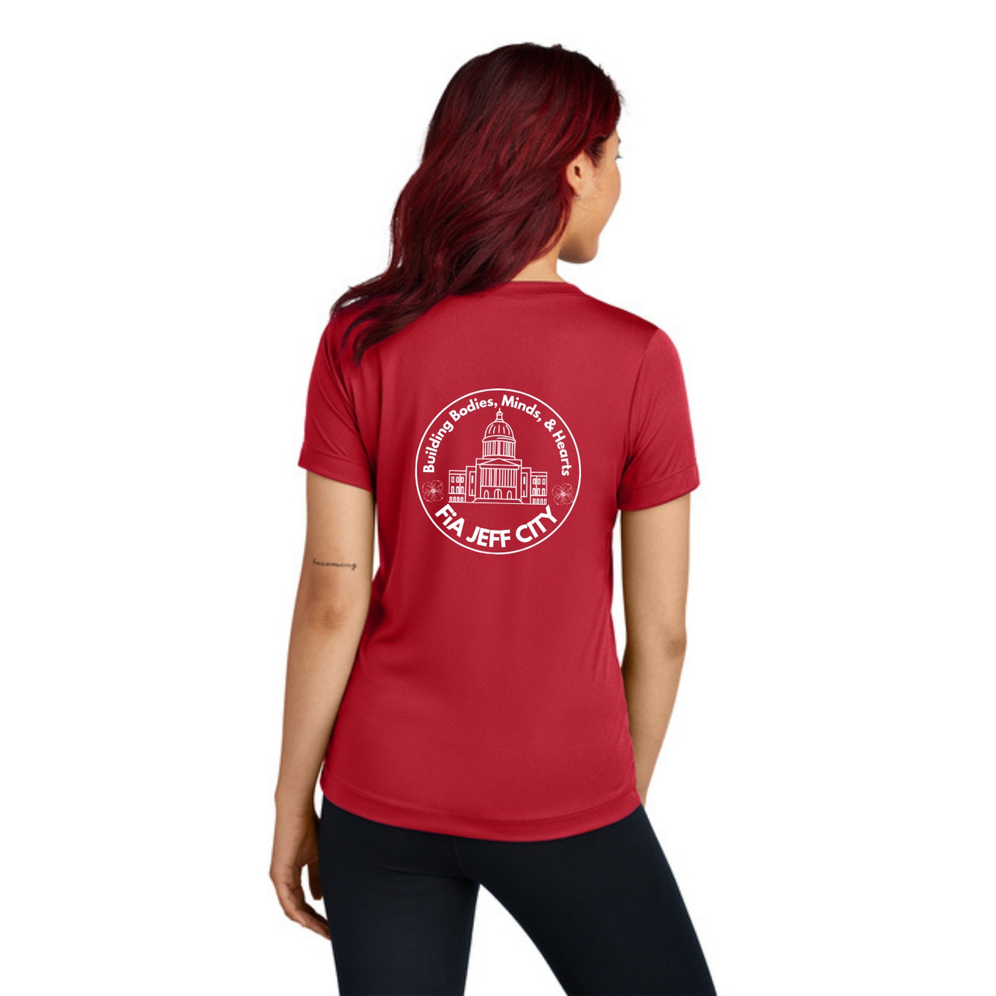 Jeff City - Sport Tek V-Neck Short Sleeve Performance Tee