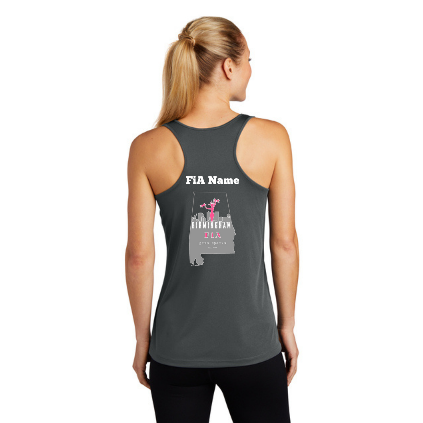 Birmingham, AL - PERSONALIZED Sport Tek Racerback Tank