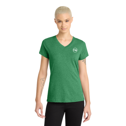 Green Level, NC - PERSONALIZED District Women’s Perfect Blend CVC V-Neck Tee