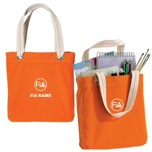 FiA Gear - PERSONALIZED Port Authority EMBROIDERED Tote