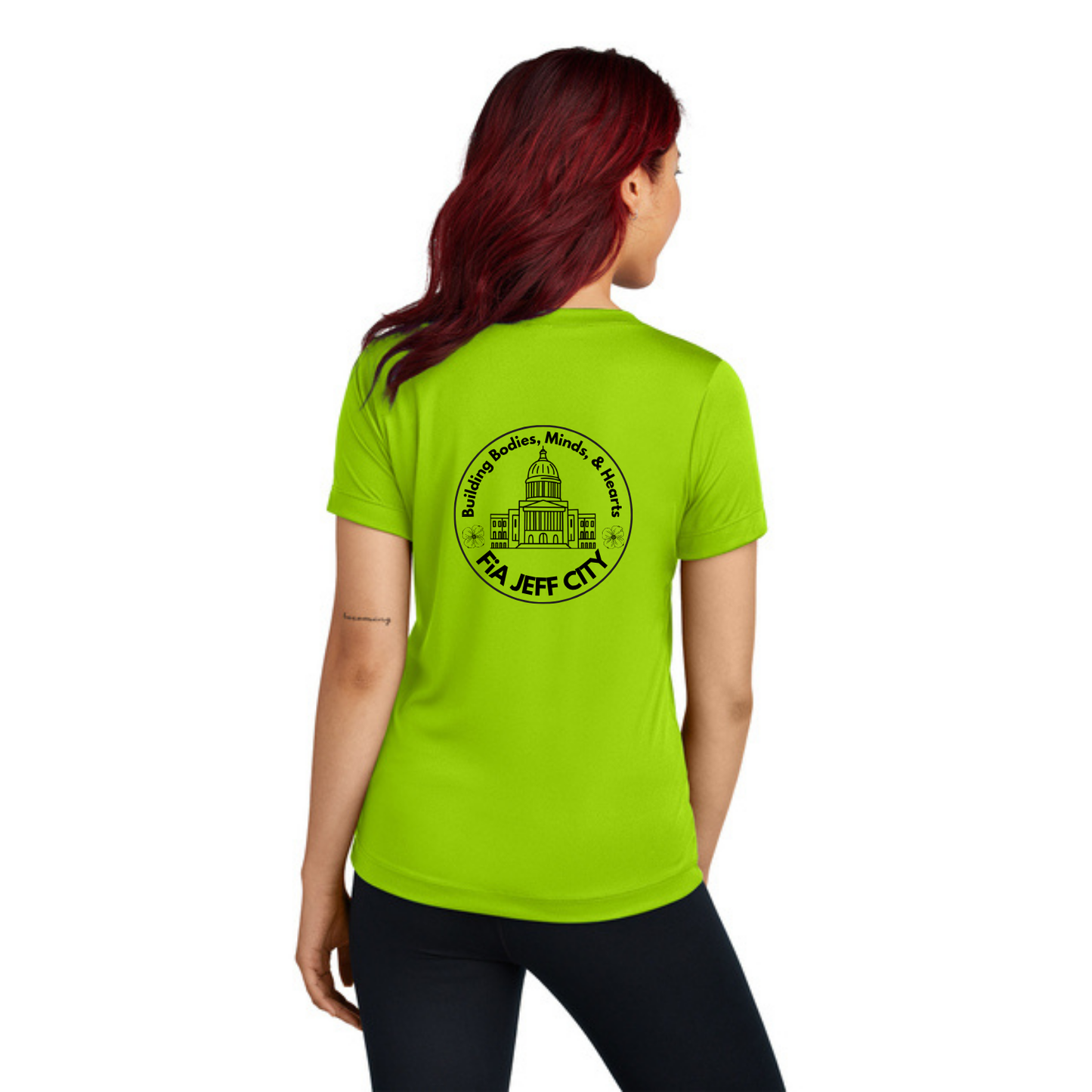 Jeff City - Sport Tek V-Neck Short Sleeve Performance Tee