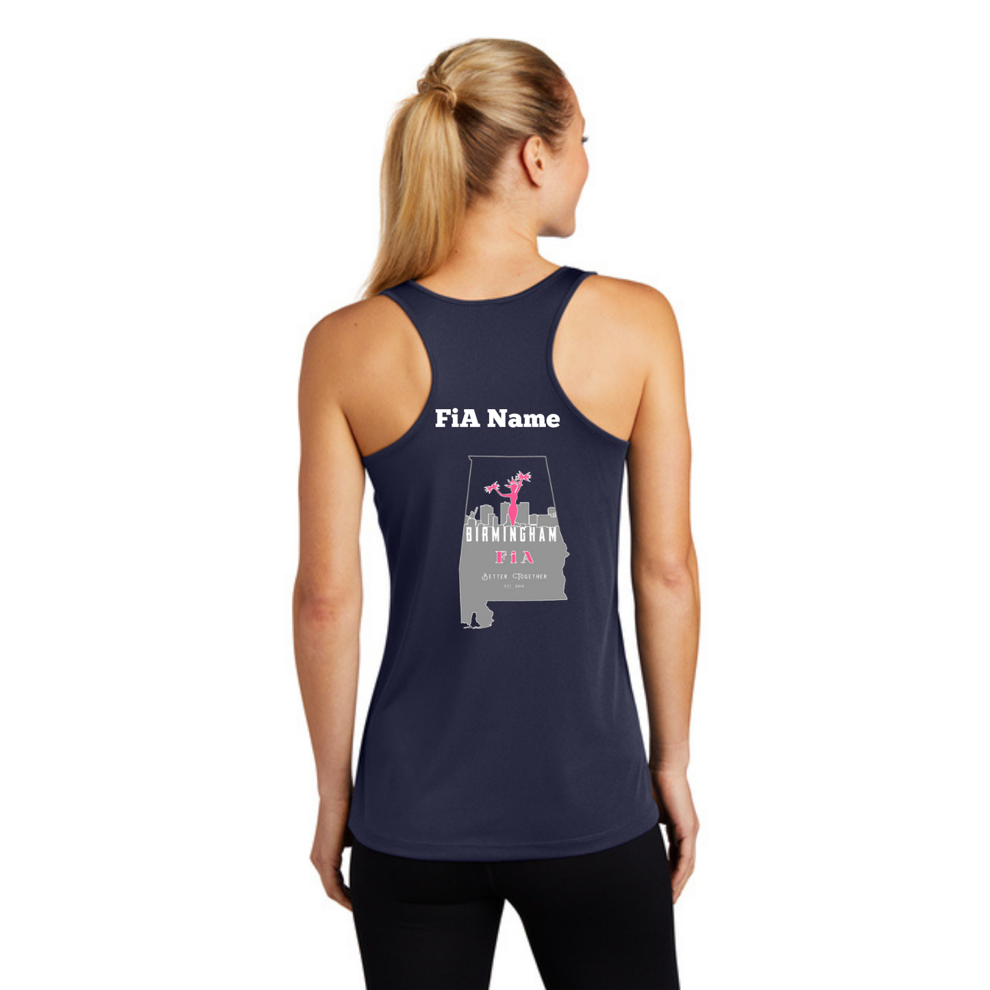 Birmingham, AL - PERSONALIZED Sport Tek Racerback Tank