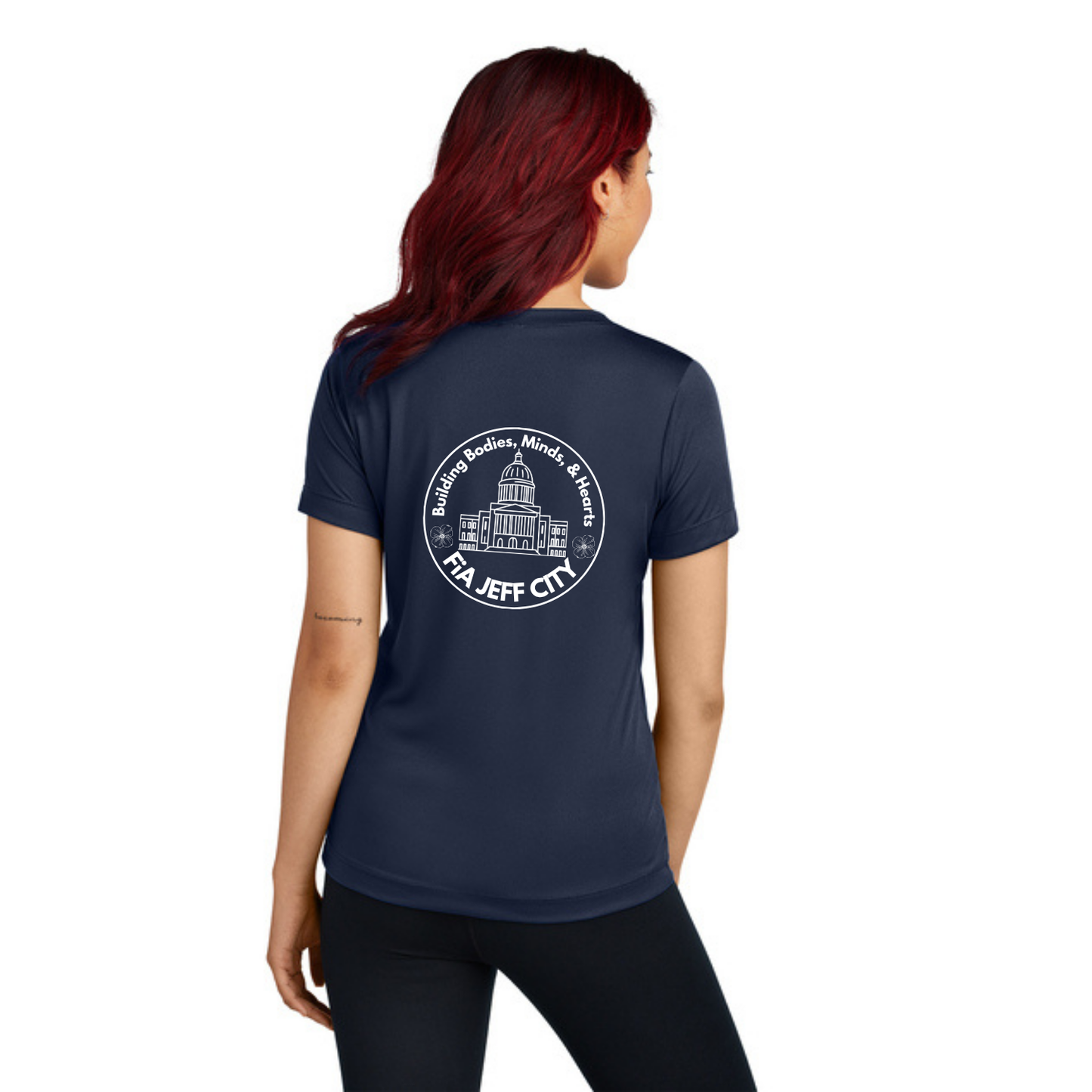 Jeff City - Sport Tek V-Neck Short Sleeve Performance Tee