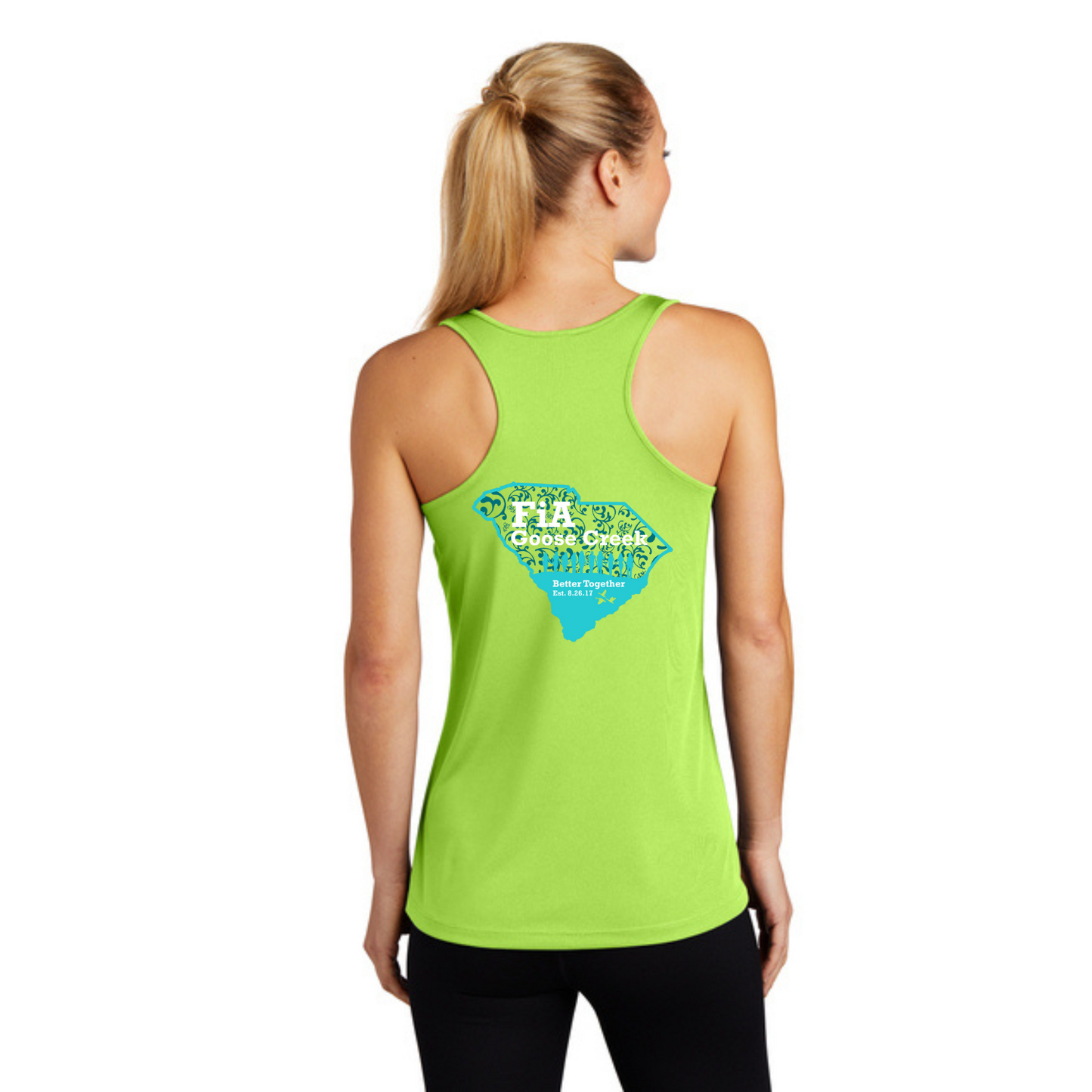 Goose Creek, SC - PERSONALIZED Sport Tek Racerback Tank