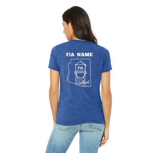 Gilbert, AZ - PERSONALIZED Bella Canvas Women’s Relaxed Triblend Tee