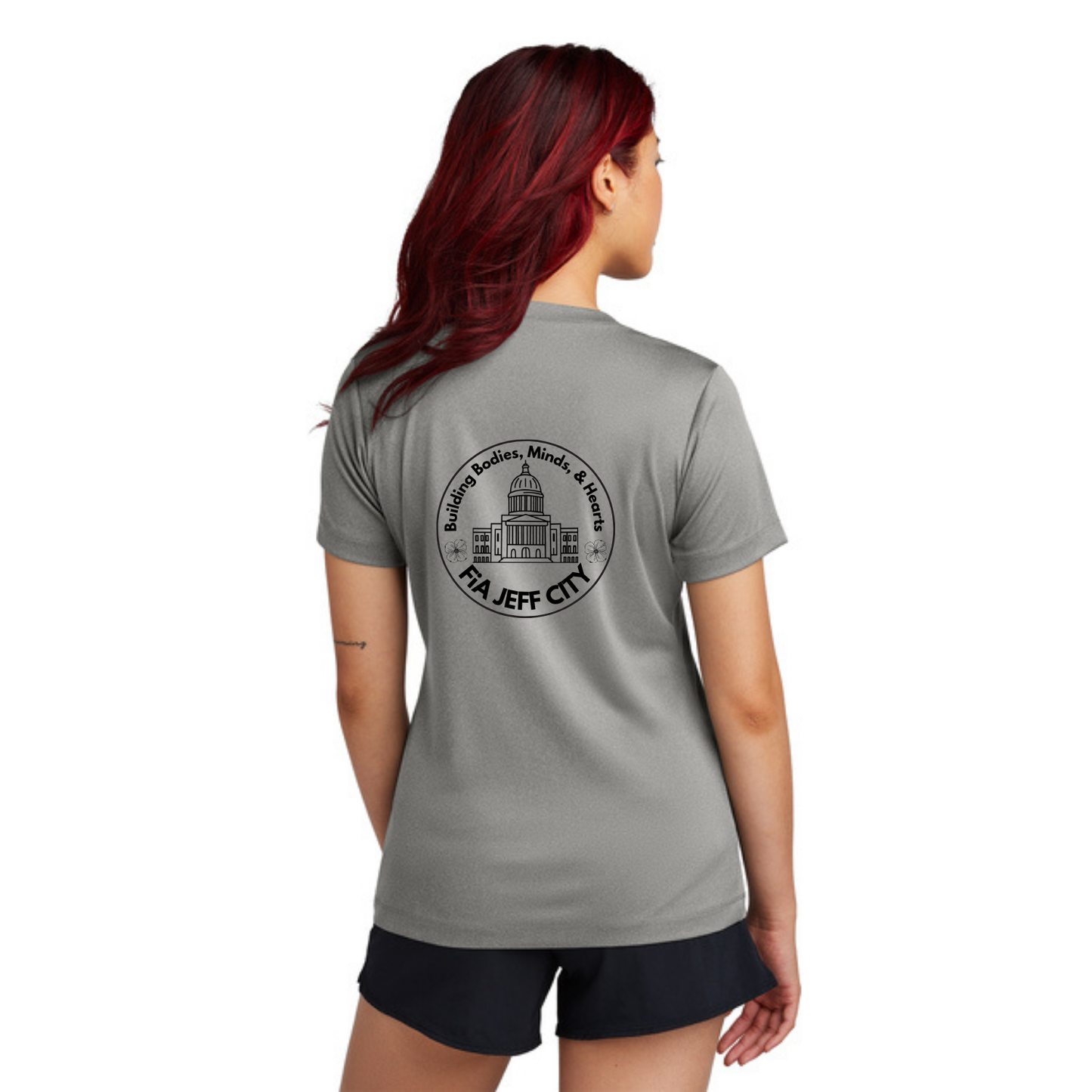 Jeff City - Sport Tek V-Neck Short Sleeve Performance Tee