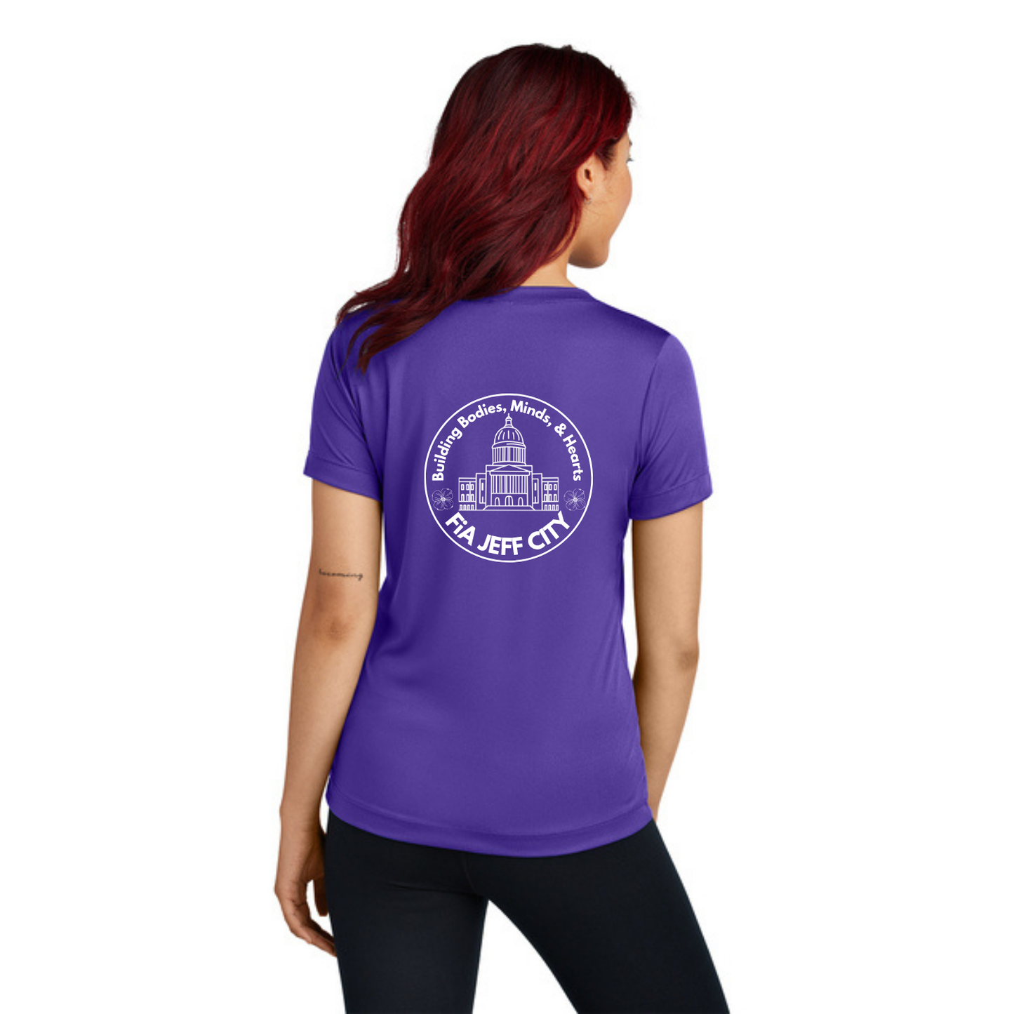Jeff City - Sport Tek V-Neck Short Sleeve Performance Tee