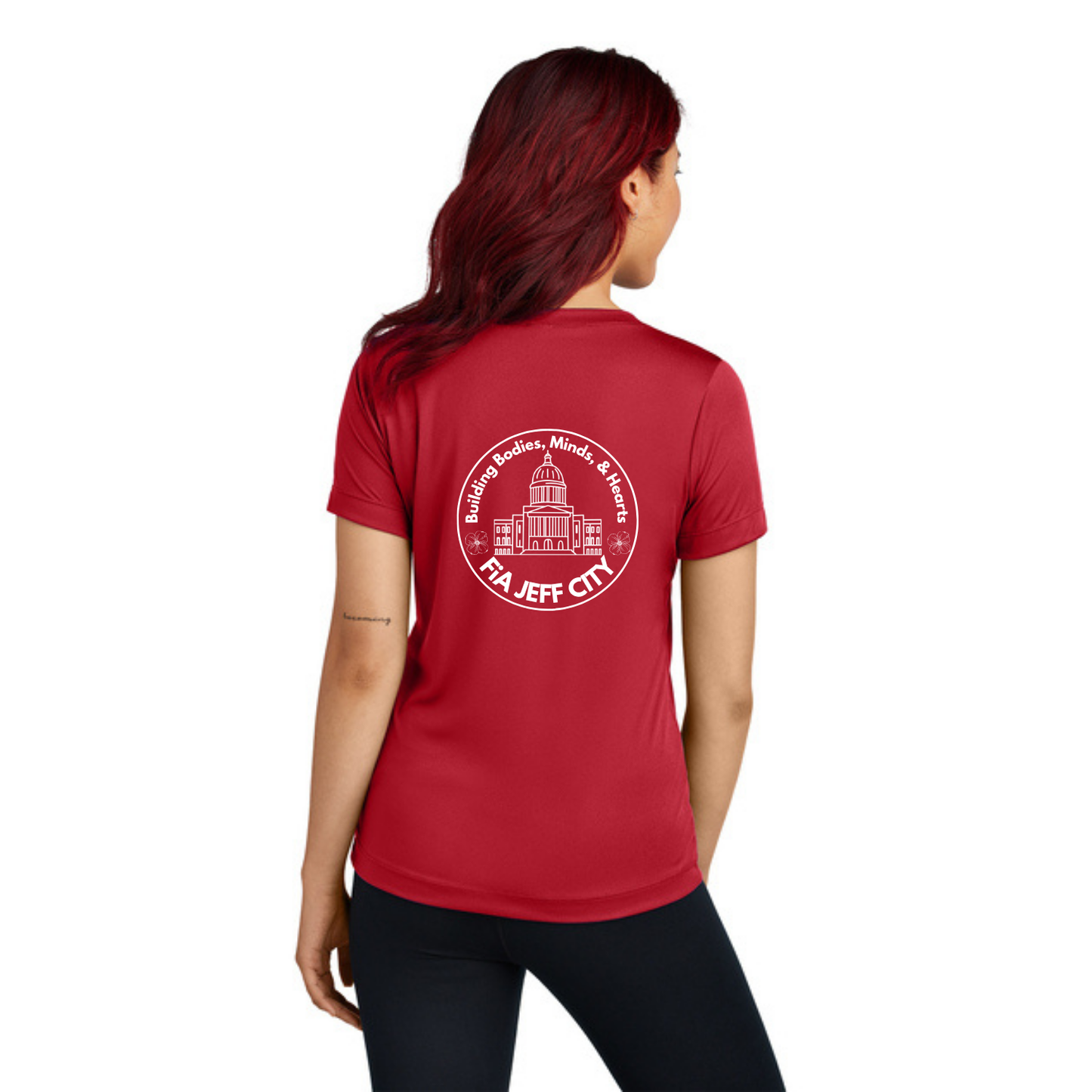 Jeff City - Sport Tek V-Neck Short Sleeve Performance Tee