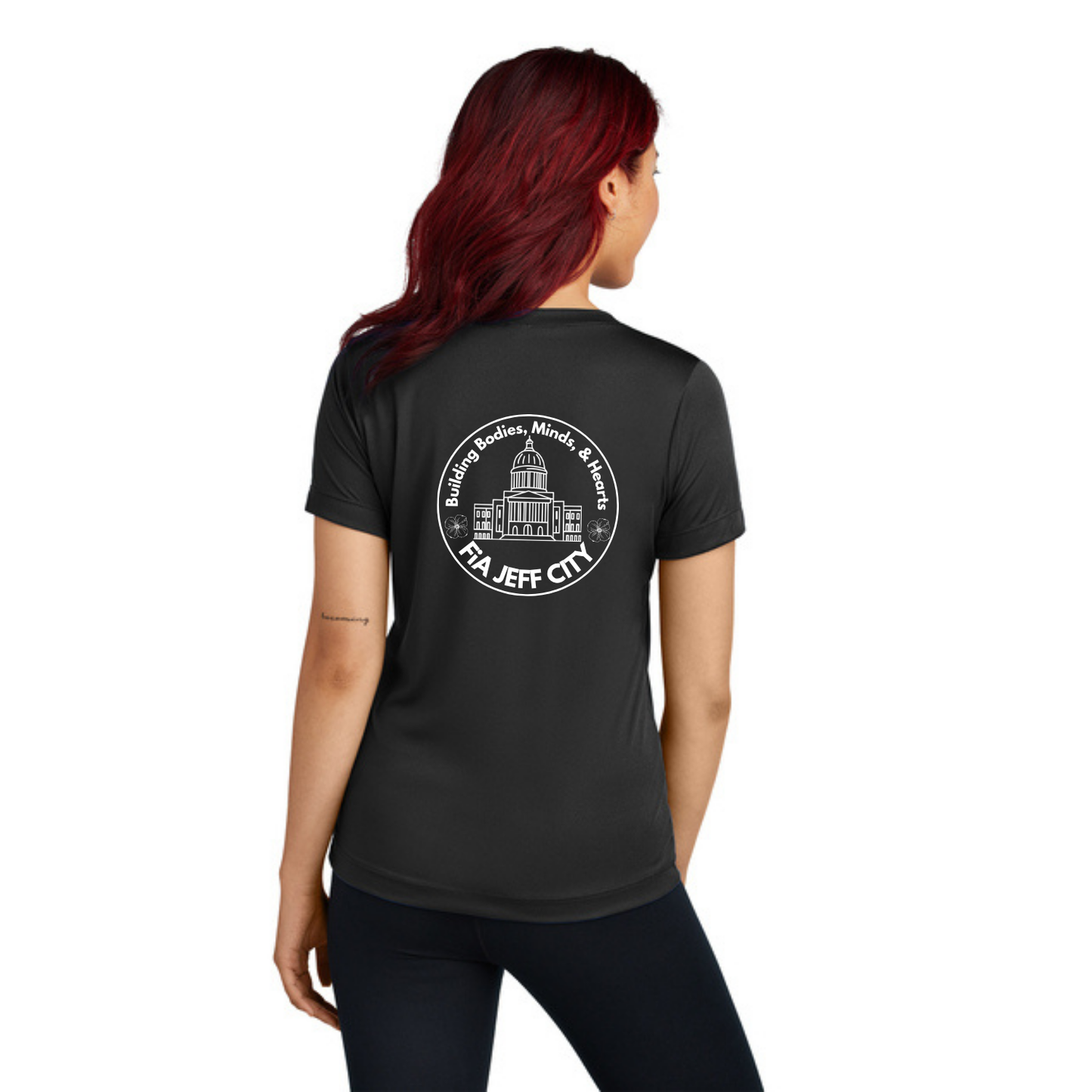 Jeff City - Sport Tek V-Neck Short Sleeve Performance Tee