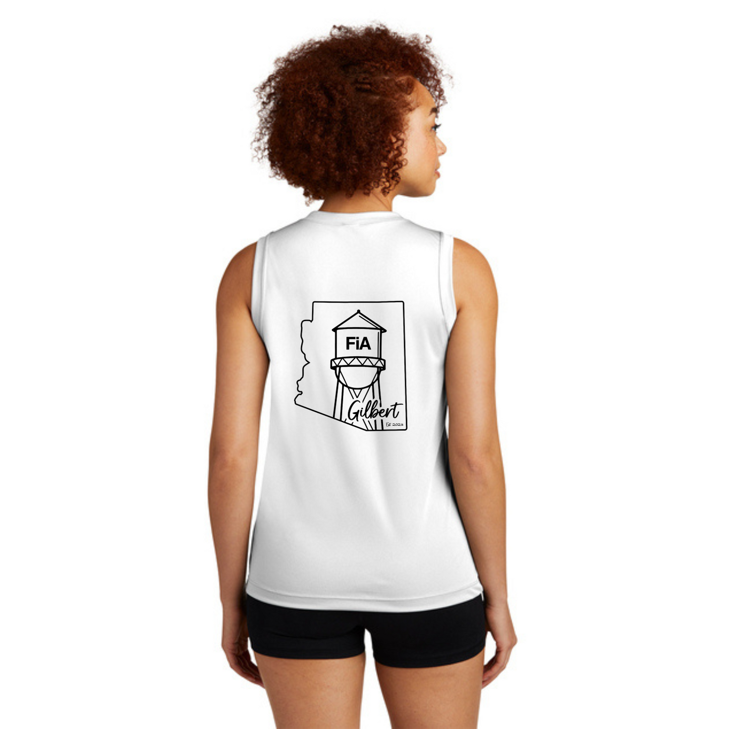 Gilbert AZ - Sport Tek Sleeveless V-Neck Tee