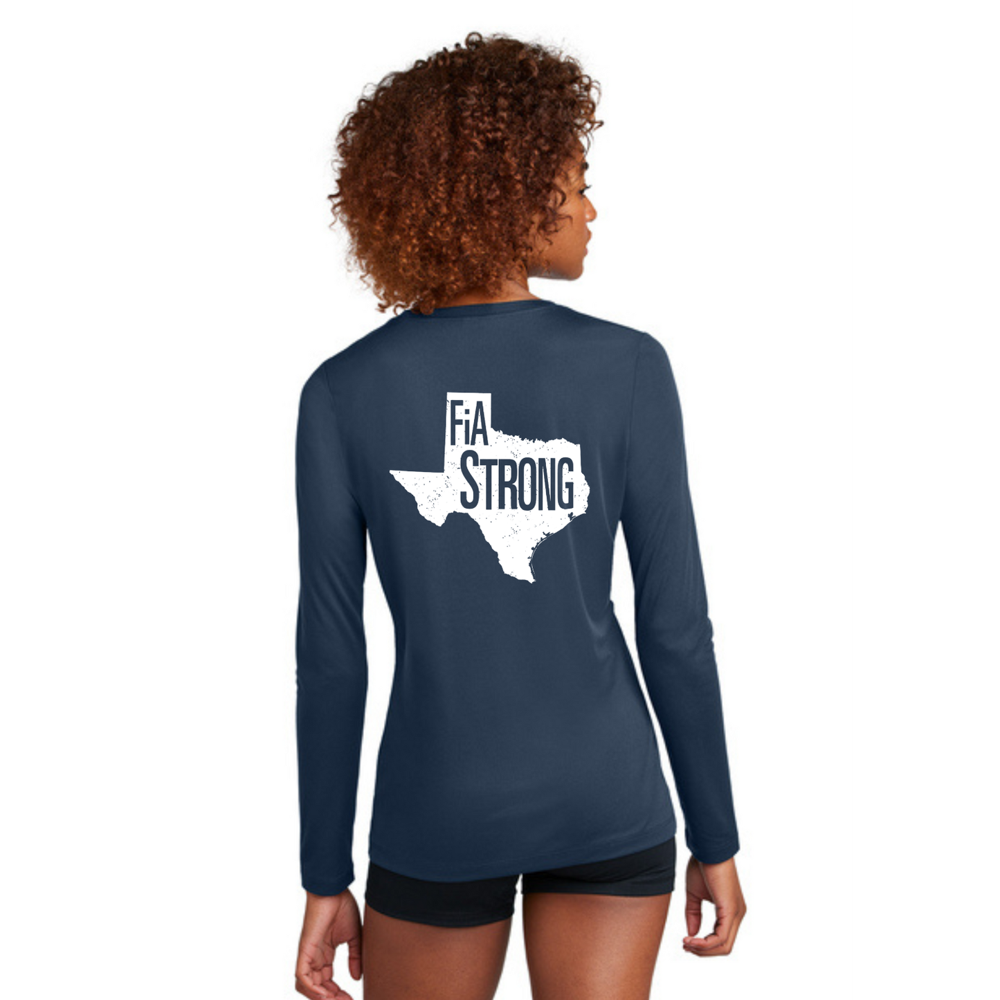 Texas Strong - Sport Tek Women's Posi-UV Pro Long Sleeve
