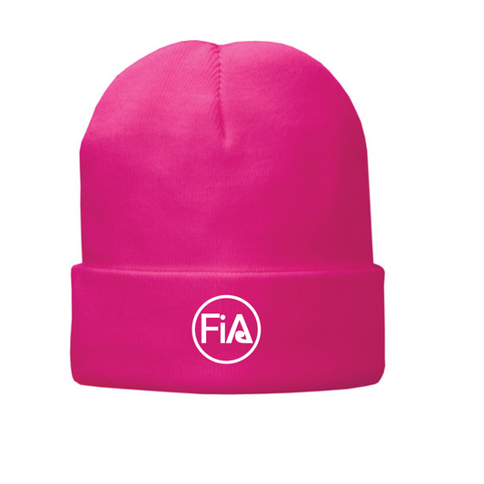 FiA - Embroidered Fleece-Lined Knit Cap