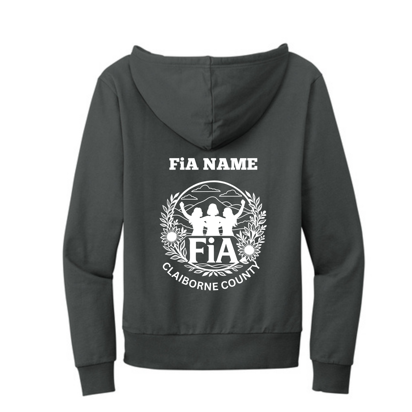 Claiborne TN - PERSONALIZED Allmade Unisex Organic French Terry Full-Zip Hoodie