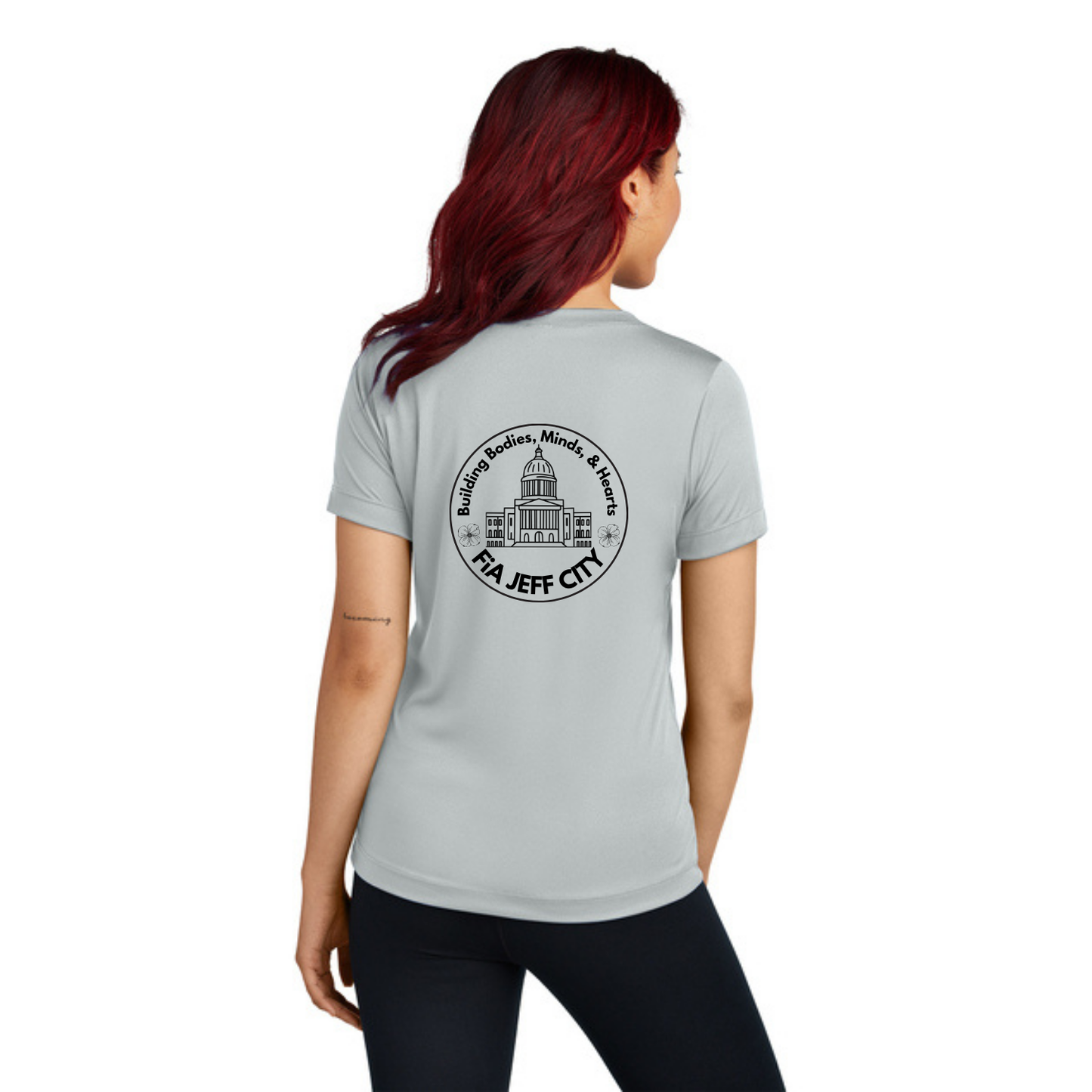 Jeff City - Sport Tek V-Neck Short Sleeve Performance Tee
