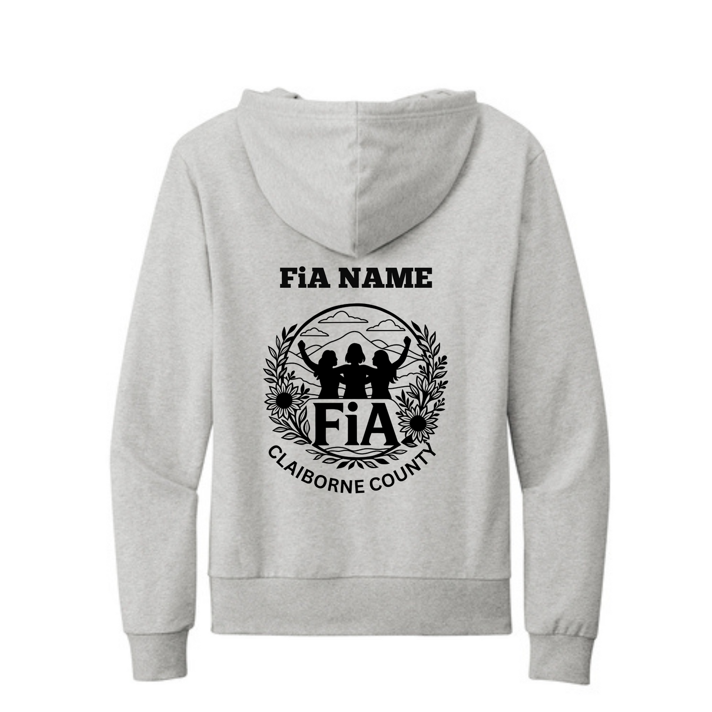 Claiborne TN - PERSONALIZED Allmade Unisex Organic French Terry Full-Zip Hoodie