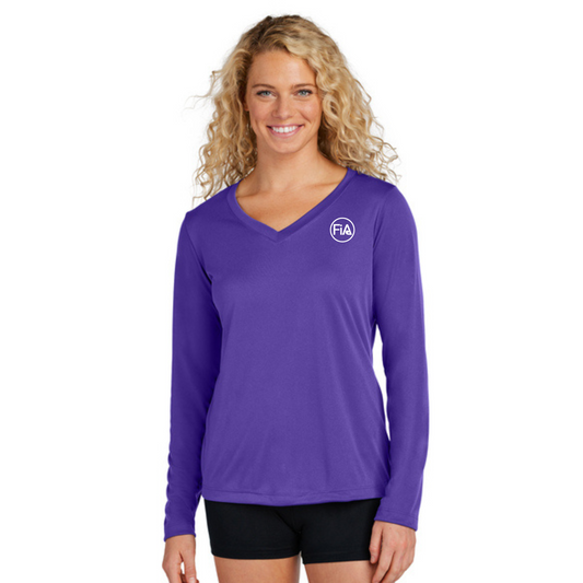 Haven Launch -Sport Tek Long Sleeve Competitor V-Neck Tee
