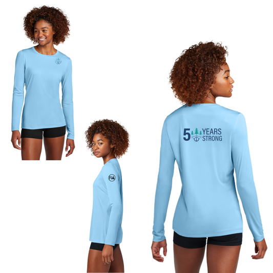Cleveland, OH Anniversary - Sport Tek Women's Posi-UV Pro Long Sleeve
