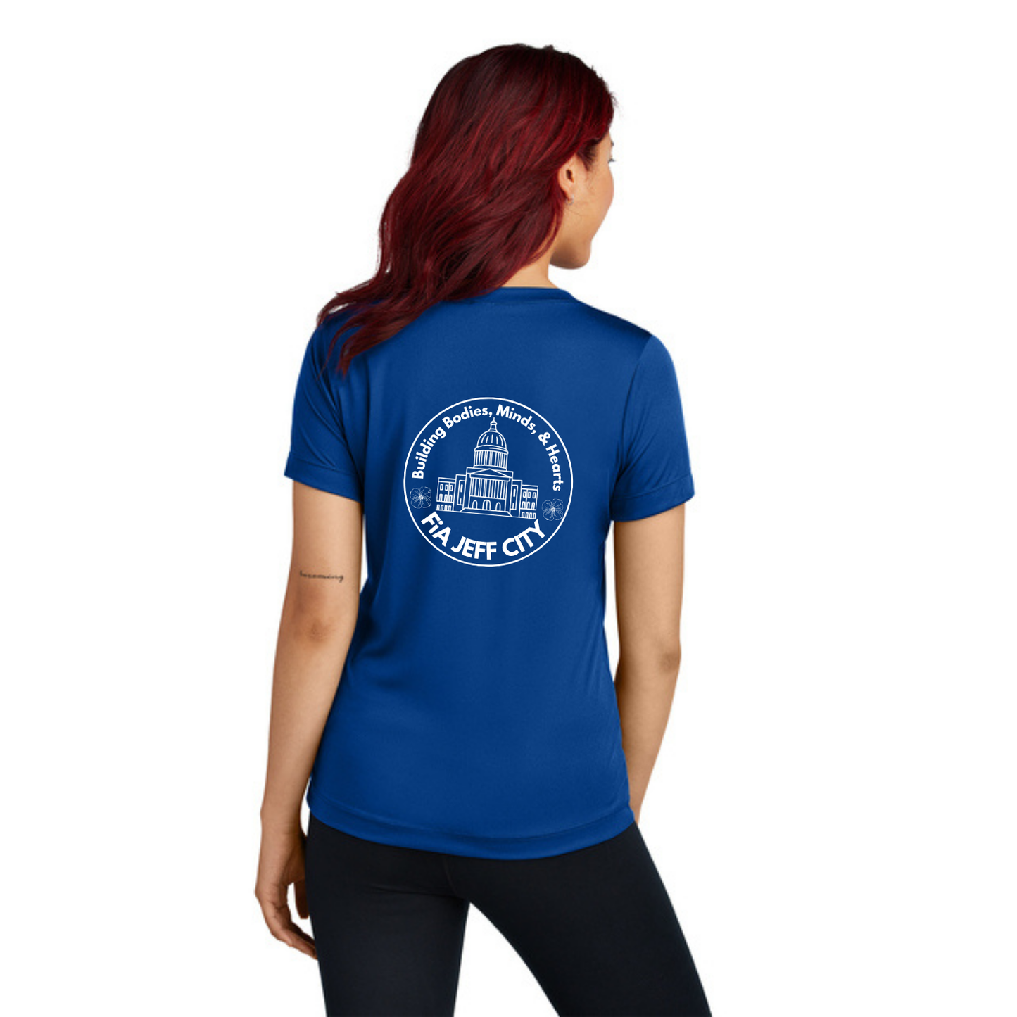 Jeff City - Sport Tek V-Neck Short Sleeve Performance Tee