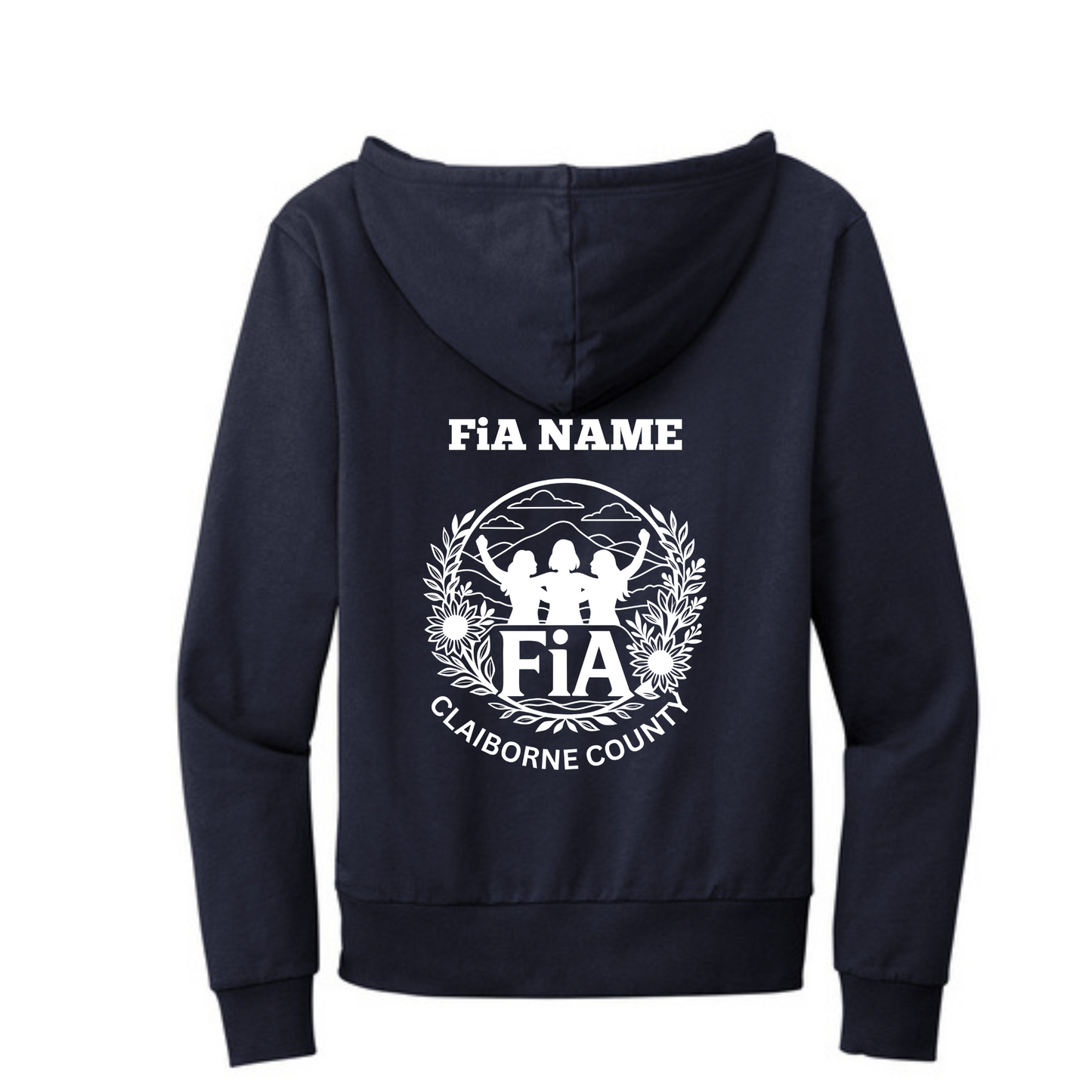 Claiborne TN - PERSONALIZED Allmade Unisex Organic French Terry Full-Zip Hoodie