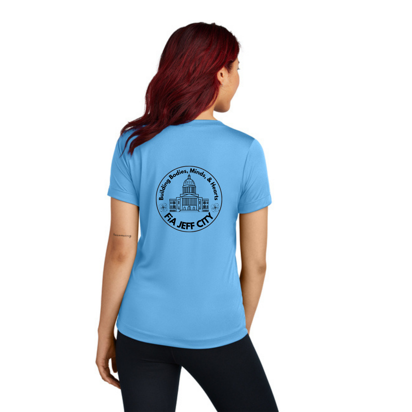 Jeff City - Sport Tek V-Neck Short Sleeve Performance Tee