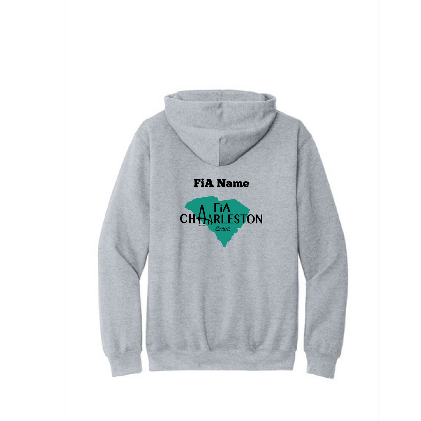 Charleston, SC - PERSONALIZED Allmade Unisex Tri-Blend Hoodie Tee