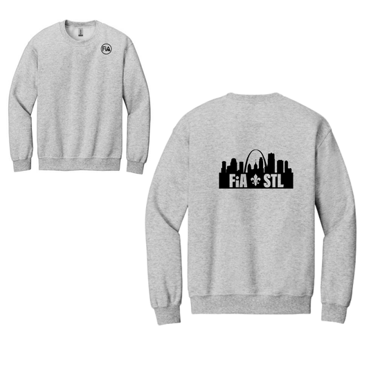 St. Louis, MO - Gildan Heavy Blend Crewneck Sweatshirt