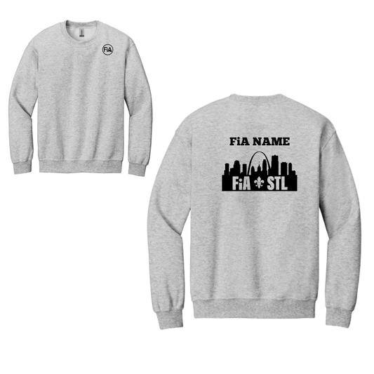 St. Louis, MO - PERSONALIZED Gildan Heavy Blend Crewneck Sweatshirt