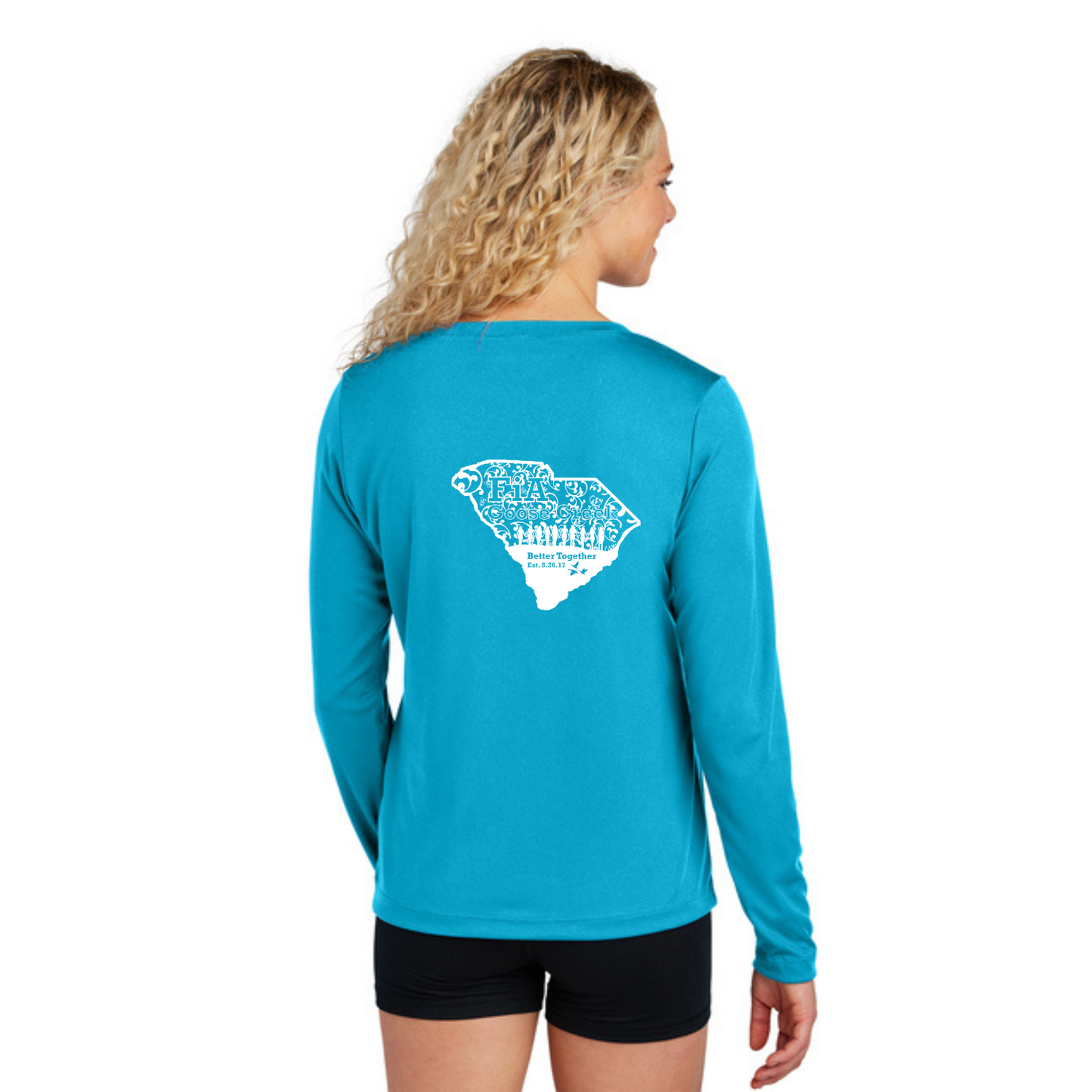 Goose Creek, SC - Sport Tek Long Sleeve Performance V-Neck Tee