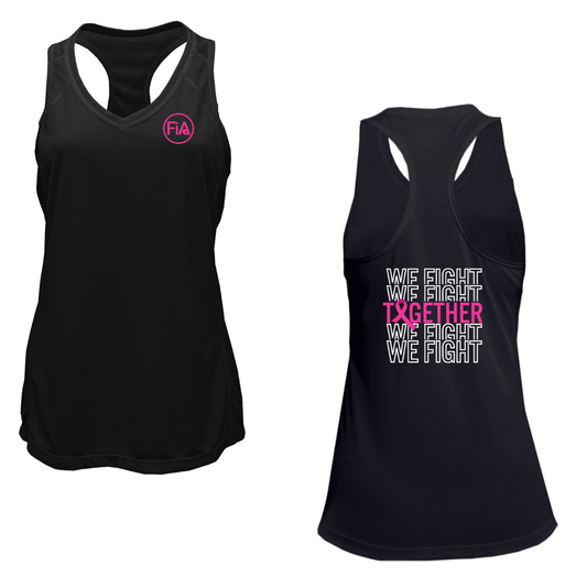 Together We Fight - V-Neck Racerback Tank Top
