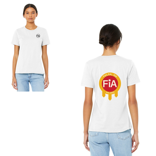 Tulsa, OK - Bella Canvas Women’s Relaxed Jersey Short Sleeve Tee