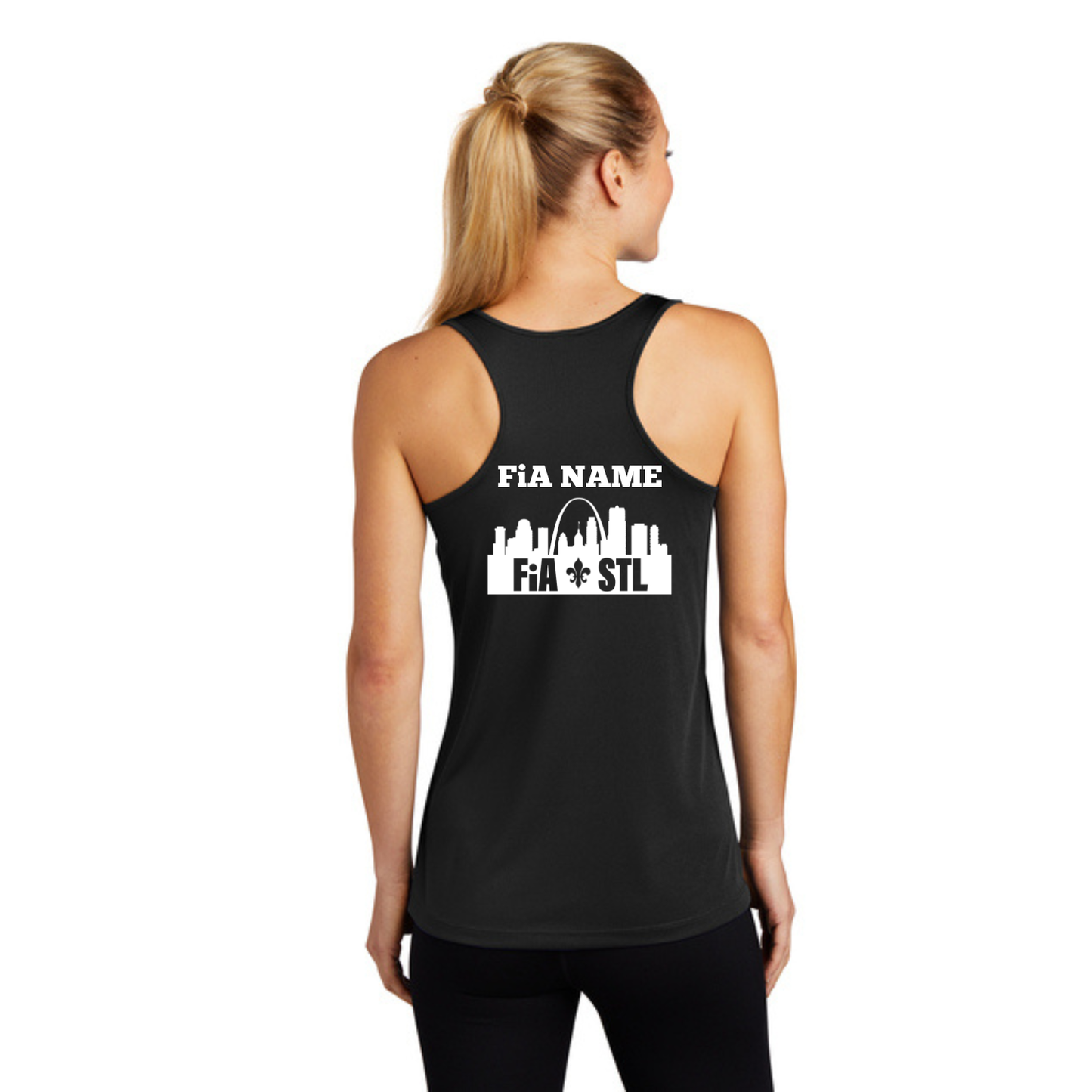 St. Louis, MO - PERSONALIZED Sport Tek Racerback Tank
