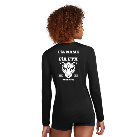 FTX, TX - PERSONALIZED Sport Tek Women's Posi-UV Pro Long Sleeve