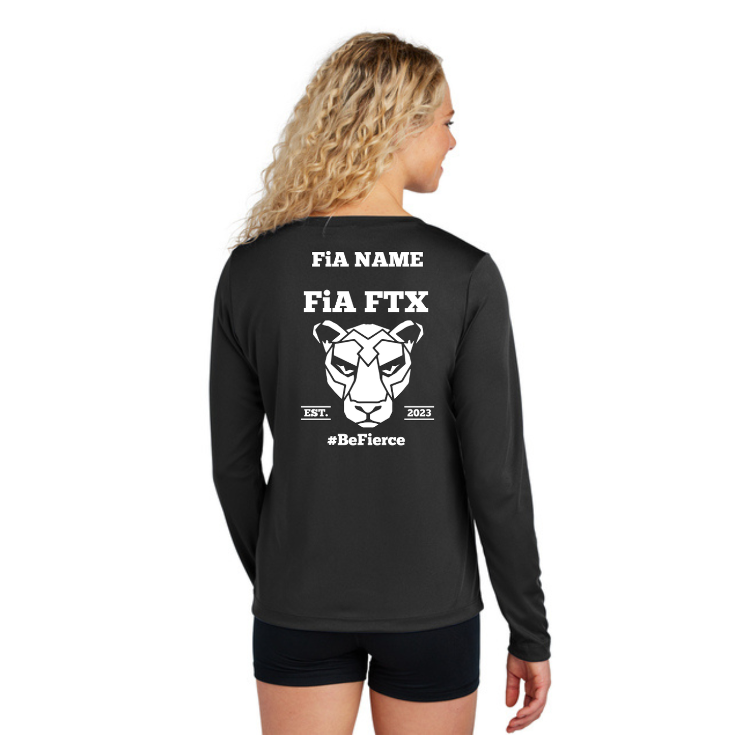 FTX, TX - PERSONALIZED Sport Tek Long Sleeve Performance V-Neck Tee