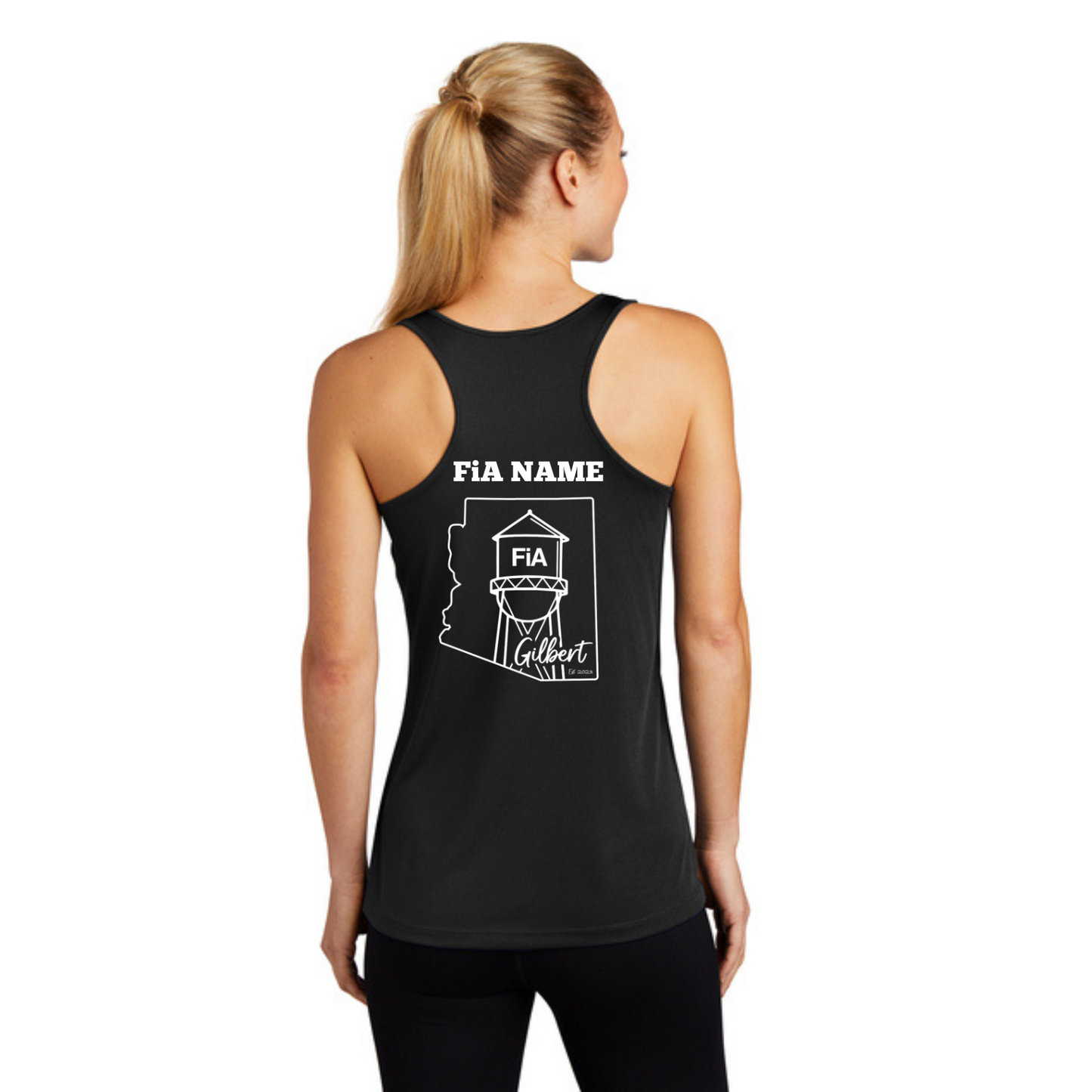 Gilbert AZ - PERSONALIZED Sport Tek Women's Racerback Tank