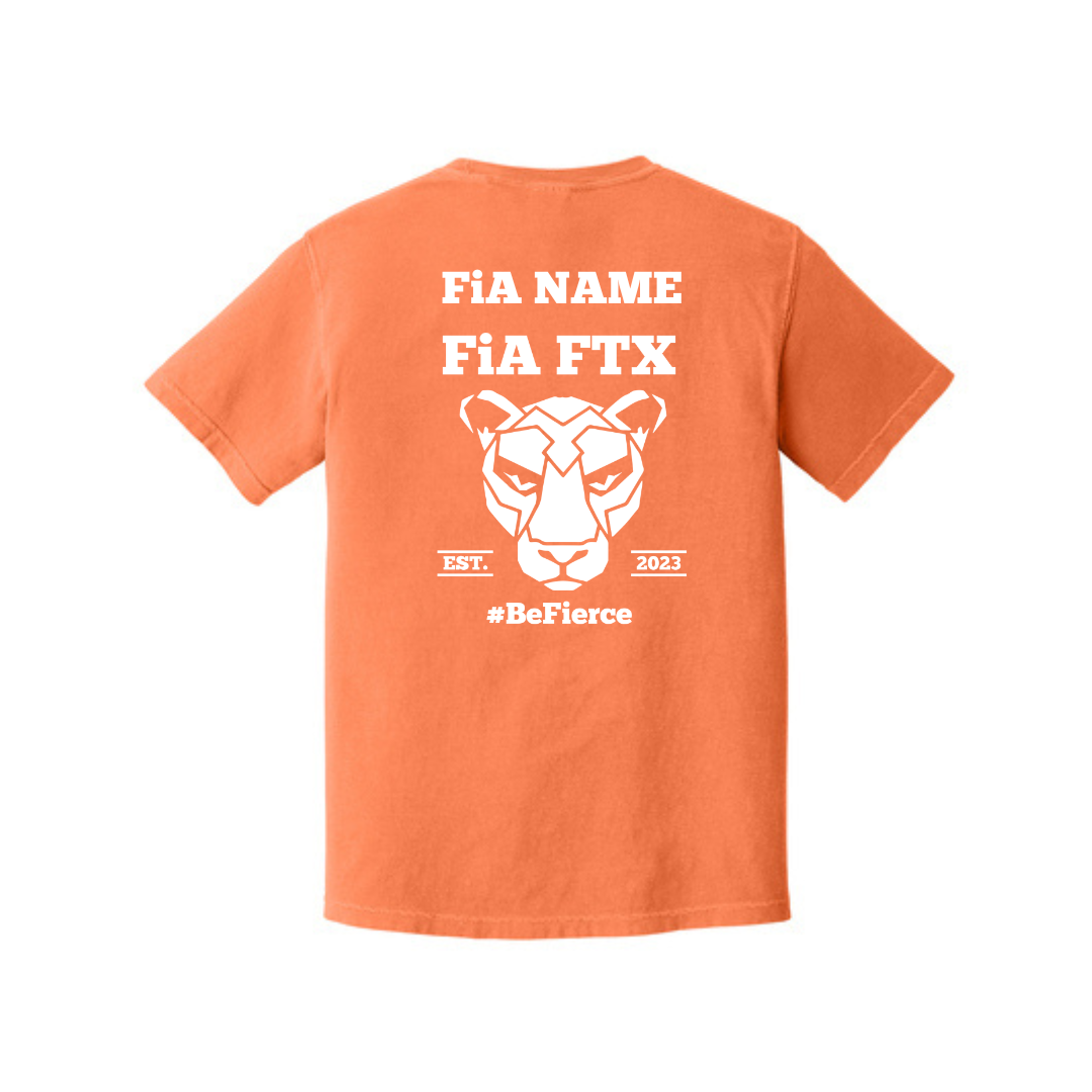 FTX, TX - PERSONALIZED Comfort Colors Heavyweight Ring Spun Tee