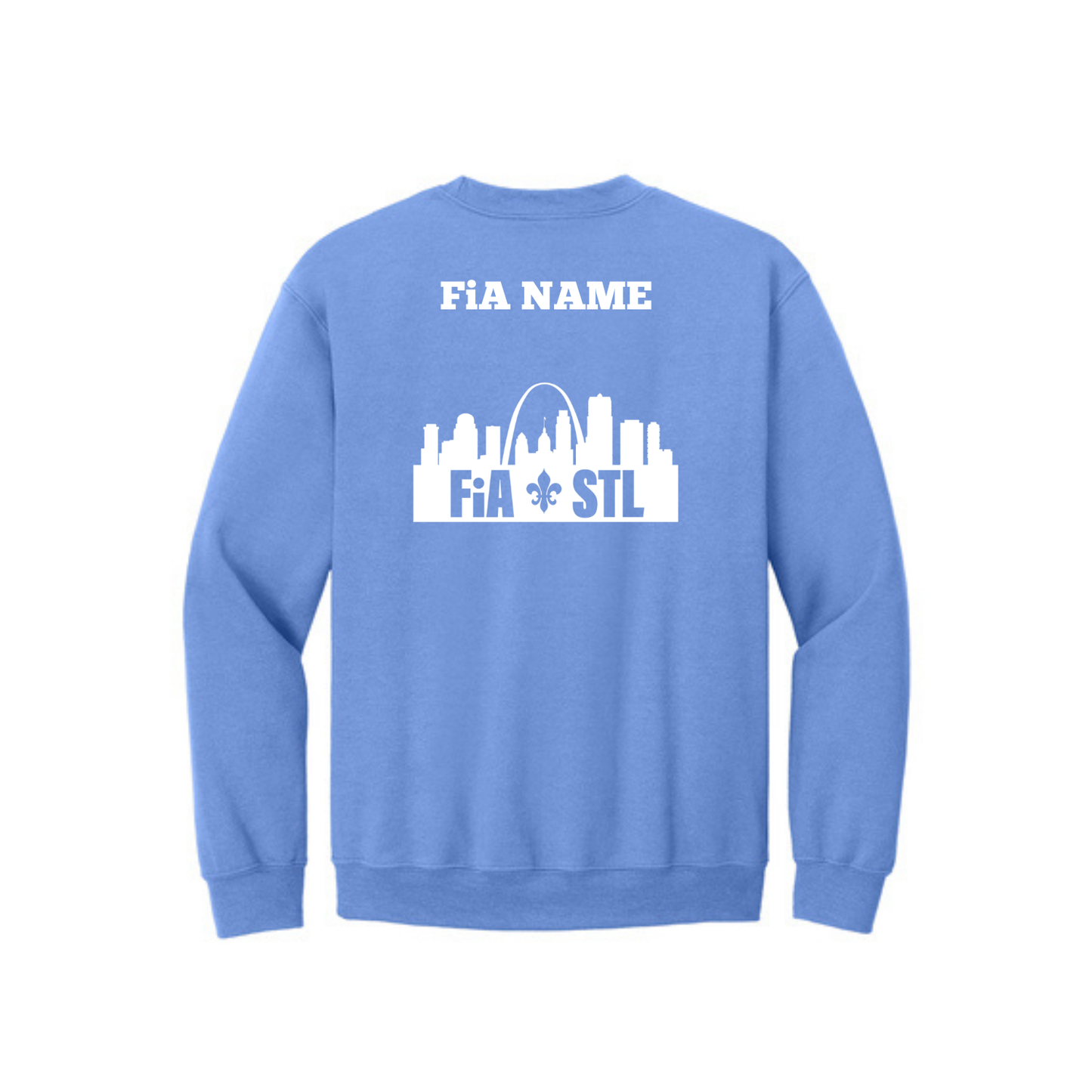 St. Louis, MO - PERSONALIZED Gildan Heavy Blend Crewneck Sweatshirt
