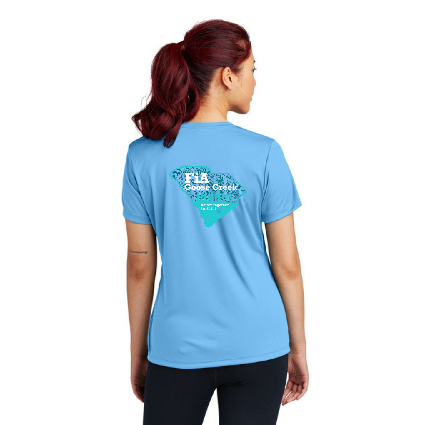 Goose Creek, SC - Sport Tek V-Neck Short Sleeve Performance Tee