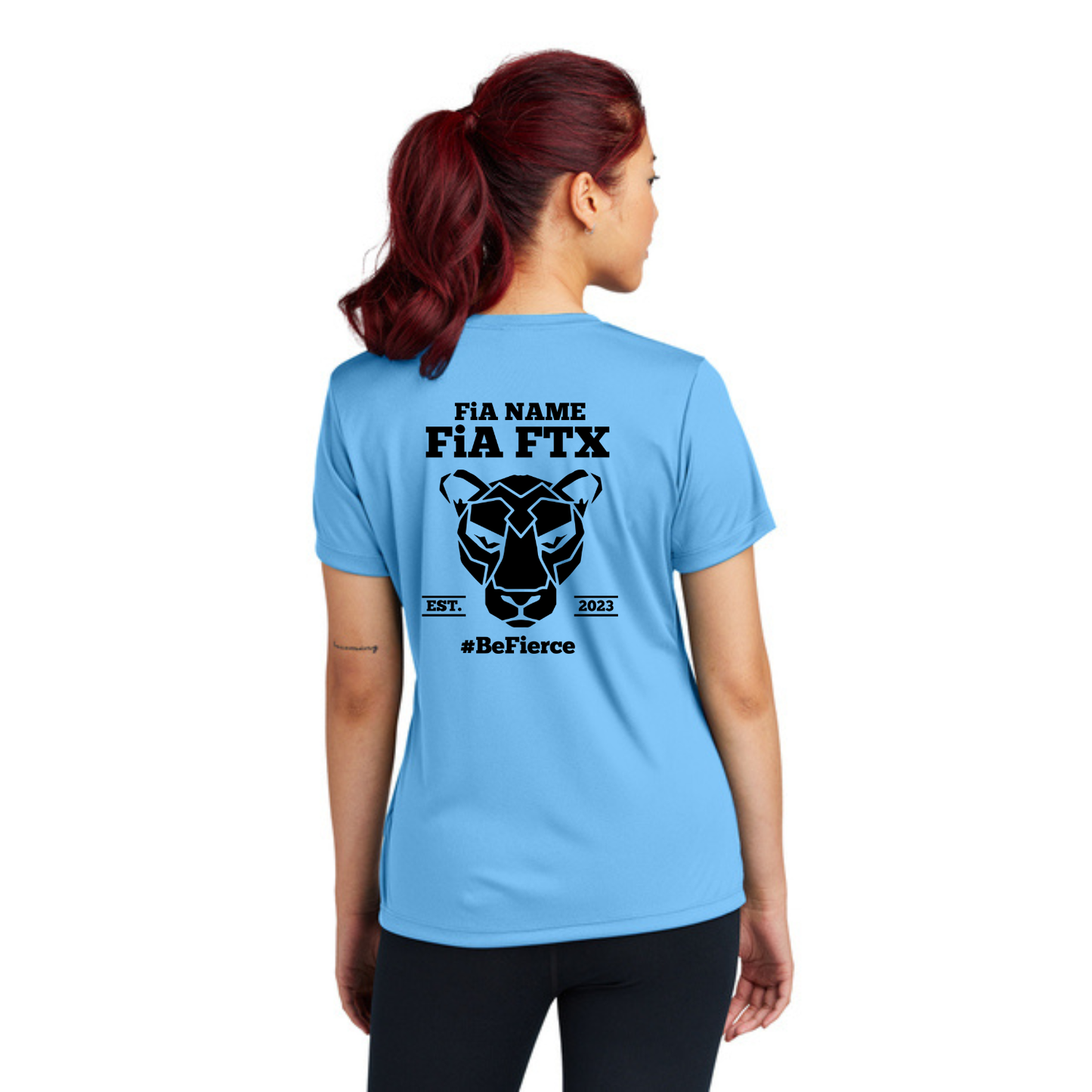 FTX, TX- PERSONALIZED Sport Tek V-Neck Short Sleeve Performance Tee