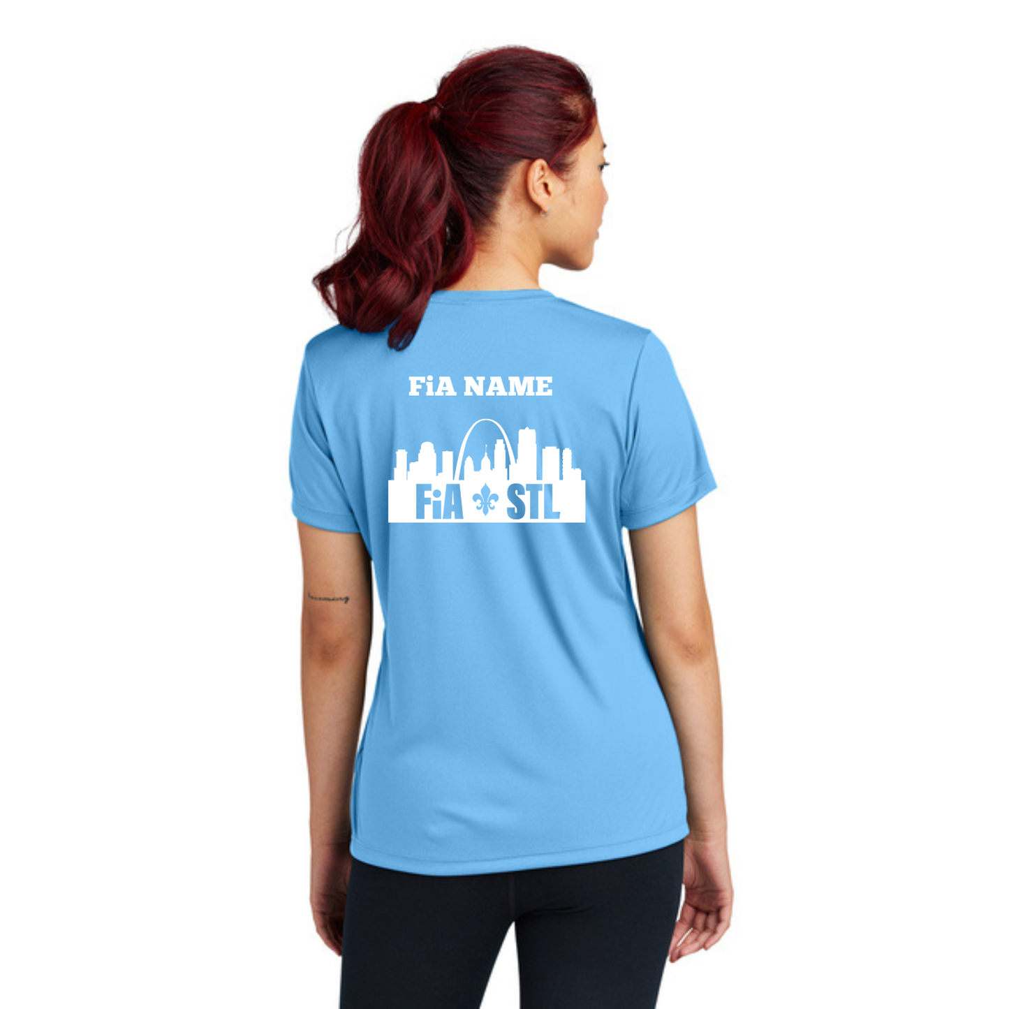 St. Louis, MO - PERSONALIZED Sport Tek Crew Neck Short Sleeve Performance Tee