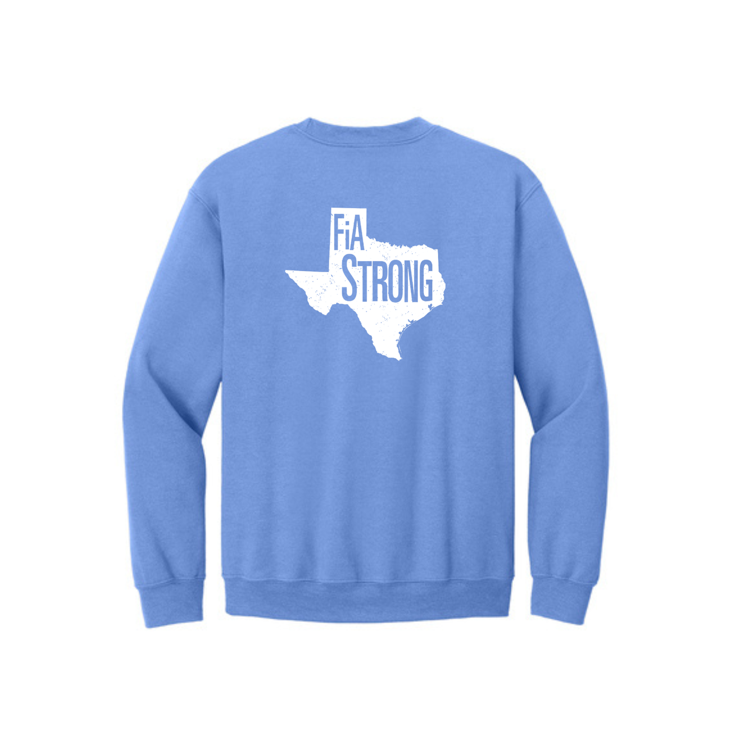 Texas Strong - Gildan Heavy Blend Crewneck Sweatshirt